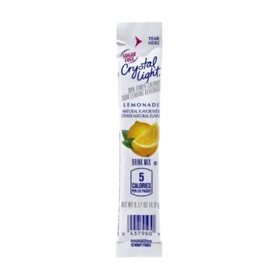 Crystal Light On-The-Go Sugar-Free Lemonade Drink Mix - 30pk image {2}