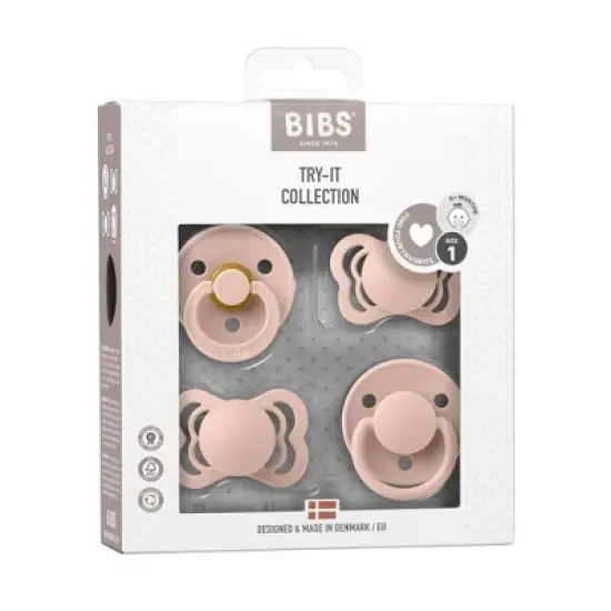 Bibs Try-It Silicone & Latex Pacifier Collection - 4pk image {6}