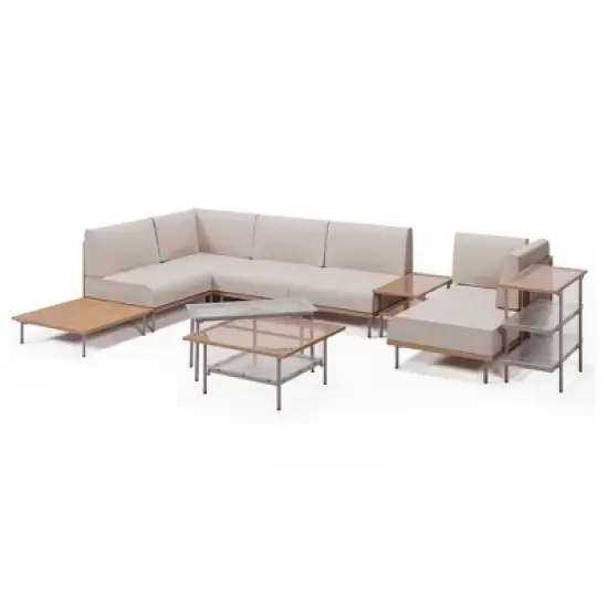 LAUSAINT HOME 10-Piece Wicker Patio Conversation Set image {10}