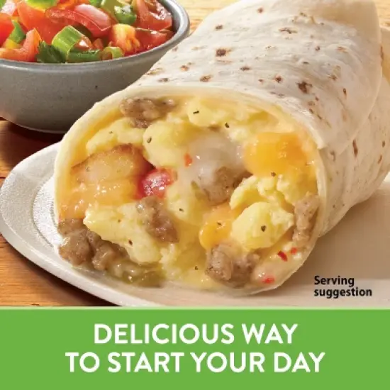El Monterey Egg, Sausage, Cheese & Potato Frozen Burritos
 image {6}