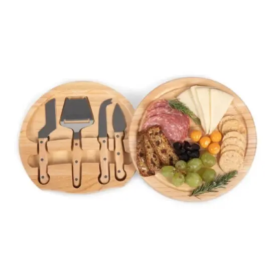 NCAA Picnic Time Circo Cheese Board and Tools Set image {2}