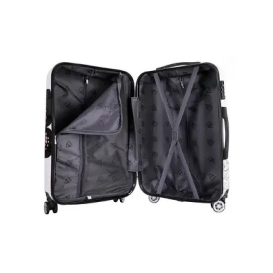 InUSA Lightweight Hardside Medium Checked Spinner Suitcase - Butterfly image {2}