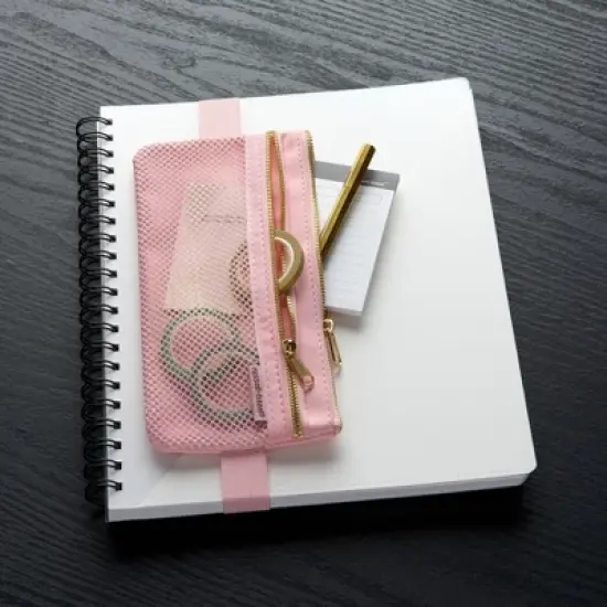 russell+hazel 8.25"x3.625" Pencil Pouch Consciously Curated Blush image {2}