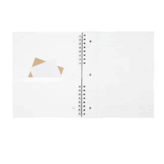 Altitude 100pg 1 Subject College Ruled Notebook 9"x11" Split Wire Warm Gray image {3}