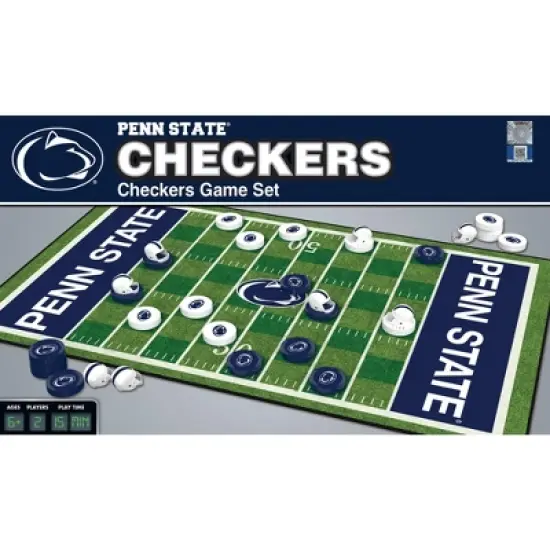 MasterPieces Family Game - NCAA Penn State Nittany Lions Checkers - Officially Licensed Board Game for Kids & Adults image {1}