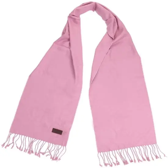 Mio Marino | Women's Solid Fringed 100% Cotton Scarf image {3}