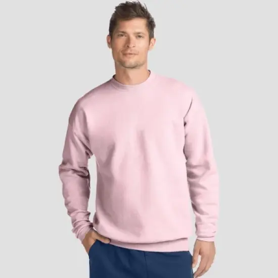 Hanes Men's EcoSmart Fleece Crew Neck Sweatshirt image {5}