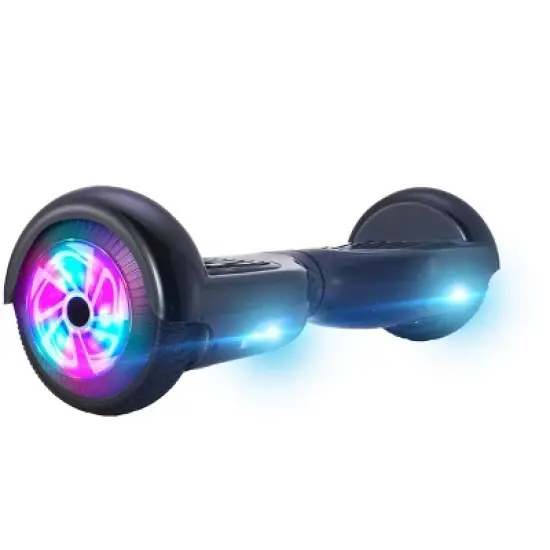 GlareWheel M2 Hoverboard Light Up Wheels Bluetooth Black image {6}