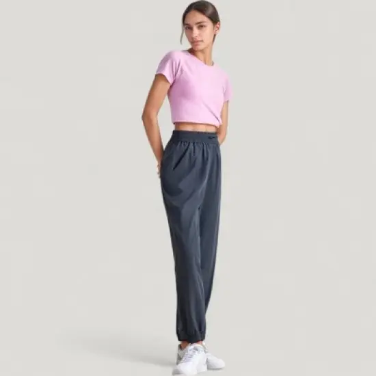 Anna-Kaci Active Women's High Waist Jogger Pants with Elastic Cuffs and Side Pockets image {5}