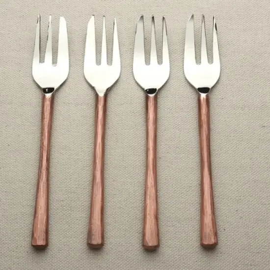 Inox Artisans Medicki Dessert/Pastry Fork 4 Pc. Set image {3}