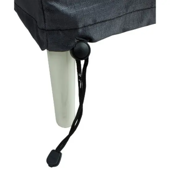 Summerset Shield Gold 2-Layer Polyester Fabric Outdoor Loveseat Cover - Charcoal Grey image {3}