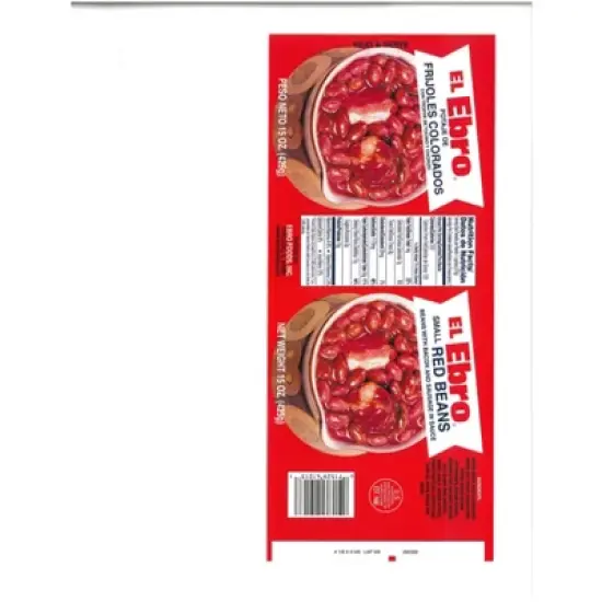 Ebro Small Red Beans with Chorizo - 15oz image {3}