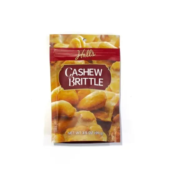 Hall's Cashew Brittle Snack Bags, 3.5 oz (5 count) image {2}