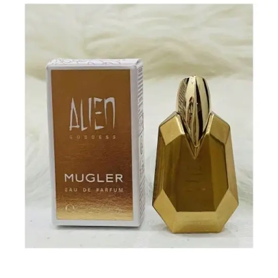 Thierry Mugler Alien Goddess Eau De Parfum EDP - Bergamot, Coconut Water, Jasmine, Heliotrope, Bourbon Vanilla 0.2 Oz Mini Women Goddess Everyday Use image {6}