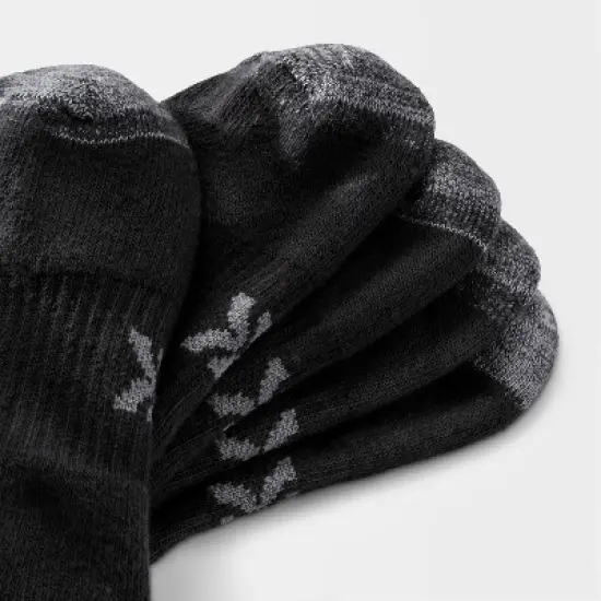 Women's Cushioned 10pk No Show Athletic Socks - All in Motion&trade; - Black 4-10 image {2}