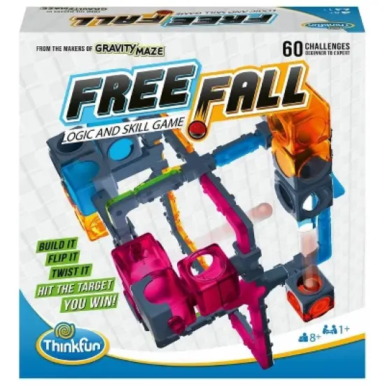 Ravensburger ThinkFun FreeFall Logic and Skill Board Game: Educational Creative Thinking, 1+ Players, Includes Game Pieces & Balls image {3}