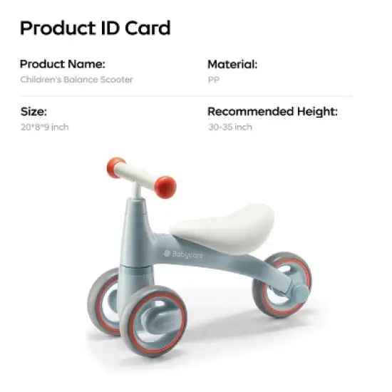 Bc Babycare Children's Balance Scooter image {8}
