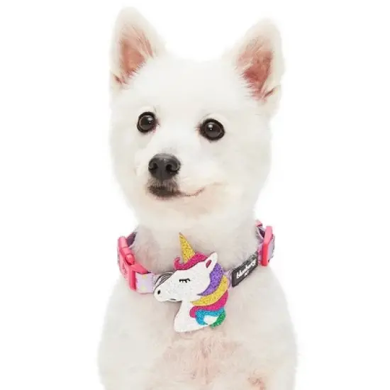 Blueberry Pet Dreamy Unicorn Adjustable Dog Collar with Detachable Unicorn image {3}