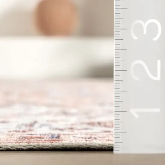 nuLOOM Ama Persian Stain-Resistant Machine Washable Area Rug image {2}