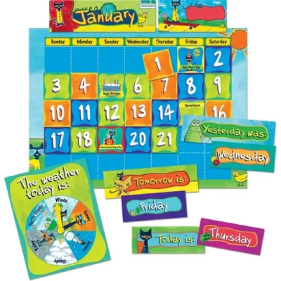 Edupress&trade; Pete the Cat&reg; Calendar Kit image {1}