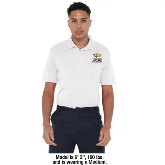 Campus Lab University of Wisconsin-Stevens Point Adult Men's Polo Left Chest Logo image {2}