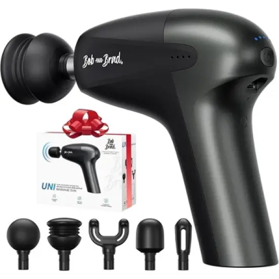 Bob and Brad UNI Mini Massage Gun Deep Tissue Muscle Massage Gun, Upgrade 10mm Amplitude Professional Handheld Percussion Massage Gun image {9}