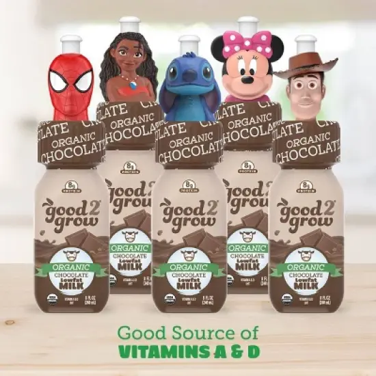 good2grow Organic Chocolate Milk - 8 fl oz Bottle image {1}