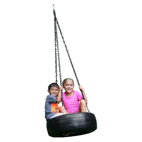 M&M Sales Treadz Traditional Recycled Tire Swing image {1}