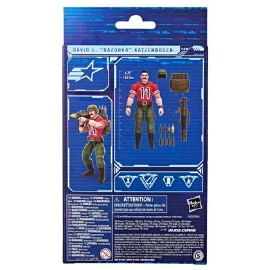 G.I. Joe Classified Series David L. "Bazooka" Katzenbogen Action Figure image {4}