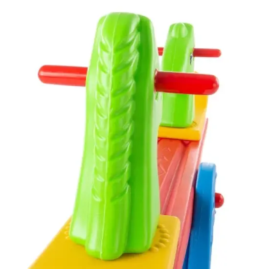 Toy Time Kids' Indoor and Outdoor Teeter Totter With Easy-Grip Handles image {3}