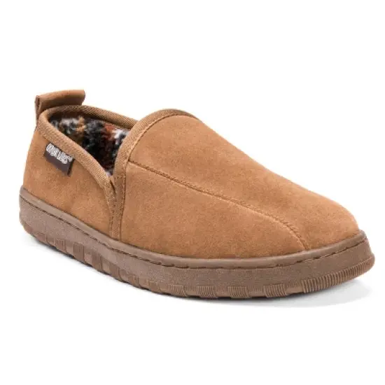 MUK LUKS Men's Eric Printed Berber Suede Slip on image {9}