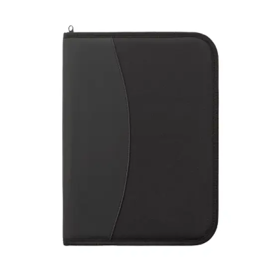 Smead Padfolio, Zipper Closure, Letter Size, Black (85845) image {6}