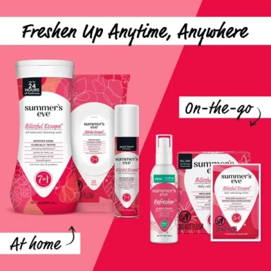 Summer's Eve Blissful Escape Feminine Cleansing Wipes image {5}