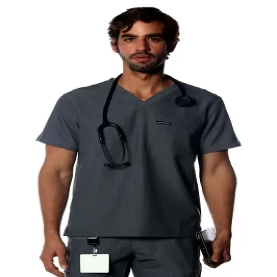 Members Only Men's Brighton V-Neck Scrub Top image {8}