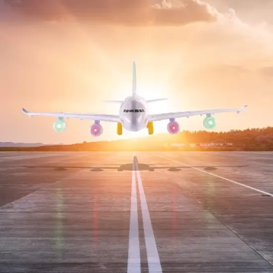 Top Race Air Bus A380 Aeroplane Bump and Go with flashing lights Sound effects image {4}