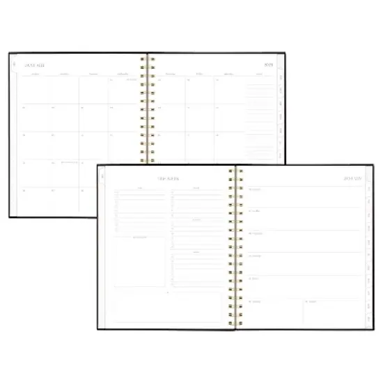 Sugar Paper Essentials 2025 Weekly/Monthly Planner 10.25"x8.875" Badge B: Adult Stationery, Twin-Wire Binding, Acid-Free image {2}