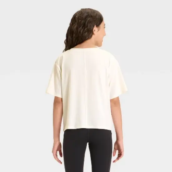 Girls' Beyond Ease Crop Boxy T-Shirt - All In Motion&trade; image {2}