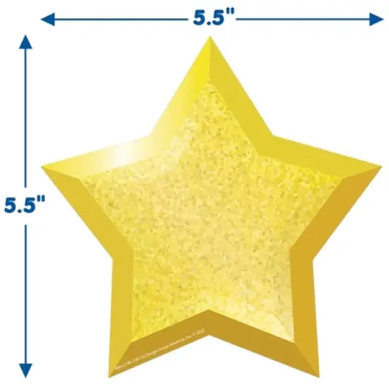 Eureka&reg; Stars Paper Cut-Outs, 36 Per Pack, 3 Packs image {1}