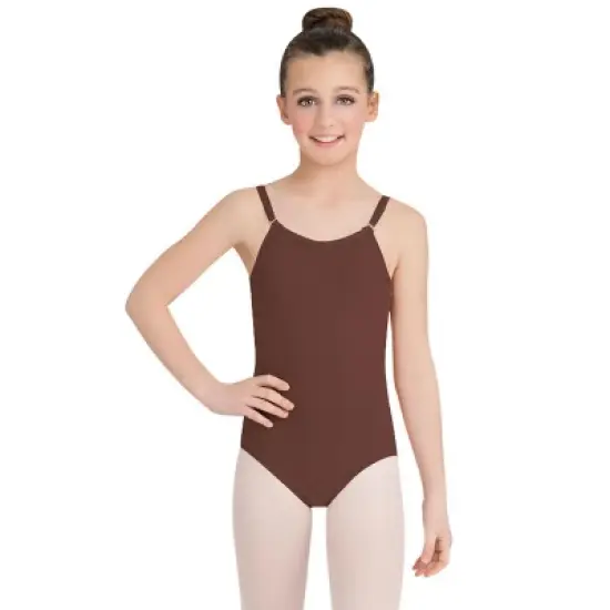 Capezio Team Basics Camisole Leotard w/ Adjustable Straps - Girls image {5}