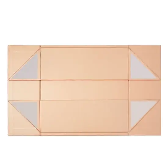 Stockroom Plus 6 Pack Square Magnetic Gift Box with Lid, 10x10x4 Groomsmen and Bridesmaid Boxes for Proposal, Glossy Rose Gold image {7}