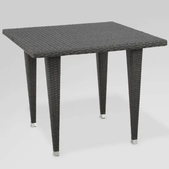 Celeste 5pc Wicker Dining Set - Gray/Light Gray - Christopher Knight Home image {2}