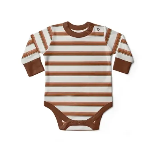 Goumikids Viscose Made from Bamboo + Organic Cotton Long-Sleeve Bodysuit. image {20}