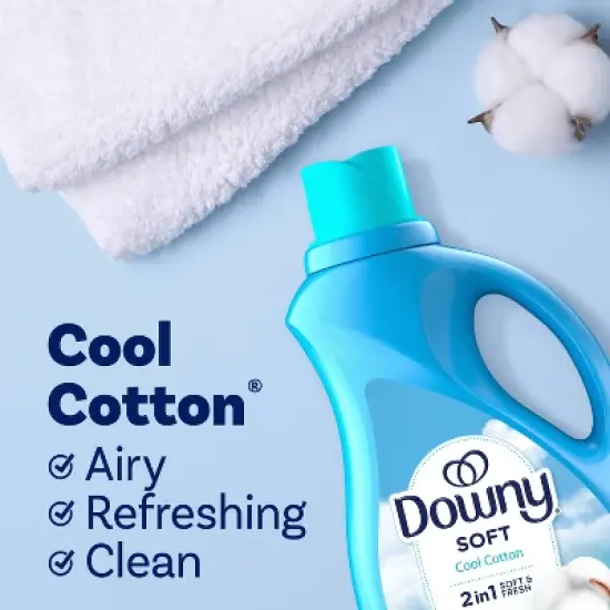 Downy Cool Cotton Ultra HE Compatible Liquid Fabric Softener image {7}