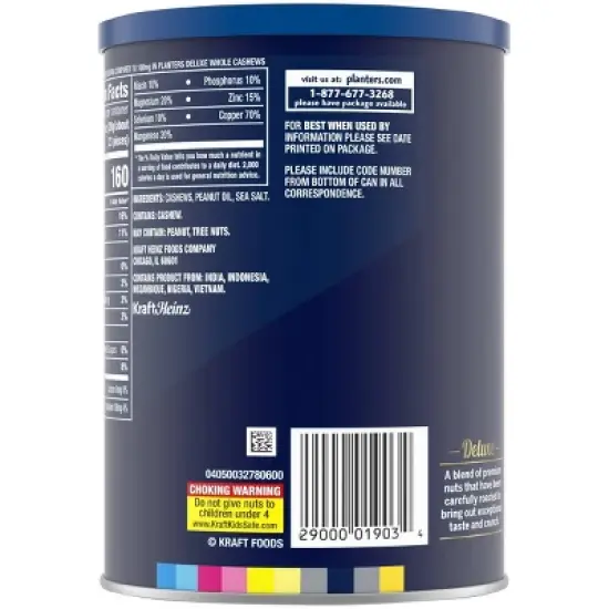 Planters Deluxe Whole Cashews - Lightly Salted 18.25oz image {9}