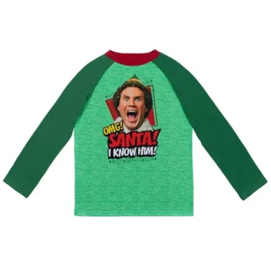 Elf Pullover Pajama Shirt and Pants Sleep Set Little Kid to Big Kid  image {1}
