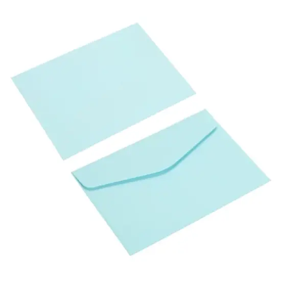 Unique Bargains Mini Envelopes 100 Pack Paper Blank Small Items Storage Business Card Holder for Greeting Note Party Multicolor image {4}