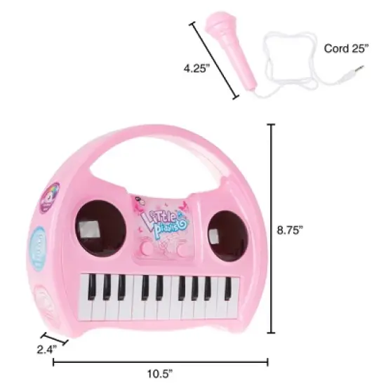 Hey! Play! Kids Lighted Karaoke Machine with Microphone image {1}