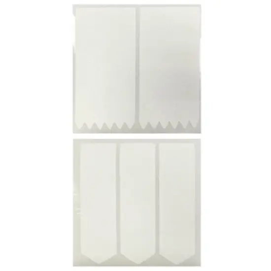 Wrapables 10 Sheets Nail Art Chevron Nail Guide Stickers Nail Tip Stickers Nail Stencil Stickers, 2 Designs (5 sheets each design) image {3}