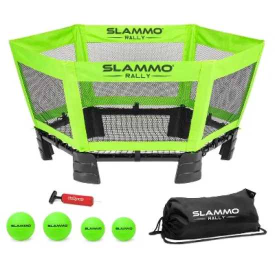 GoSports Slammo Rally Game Set - Roundnet with Longer Rallies - Green image {5}