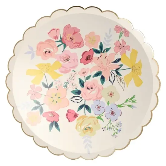 Meri Meri English Garden Dinner Plates (Pack of 8) image {3}